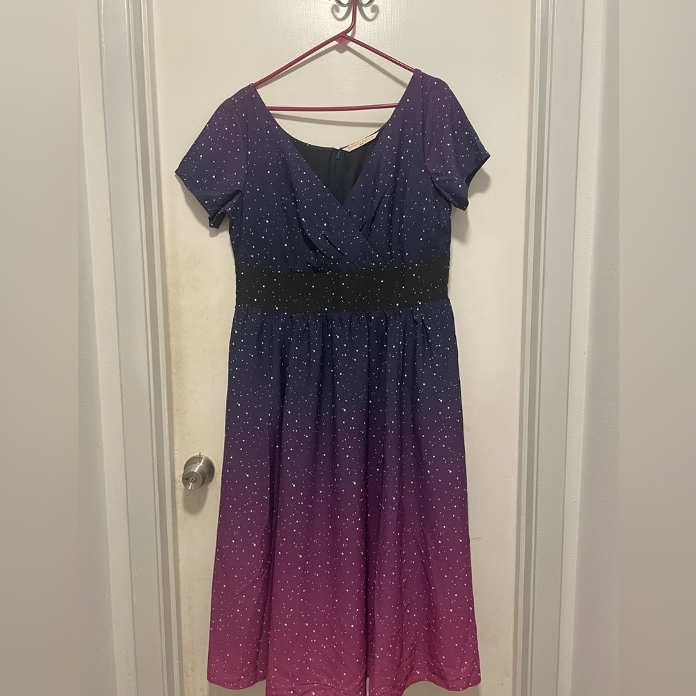 Purple Ombré Dress